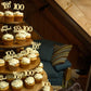 Gyufise 24Pcs Gold Glitter 100Th Birthday Cupcake Toppers Hello 100 One Hundred Cake Toppers 100 & Fabulous Cupcake Picks For 10
