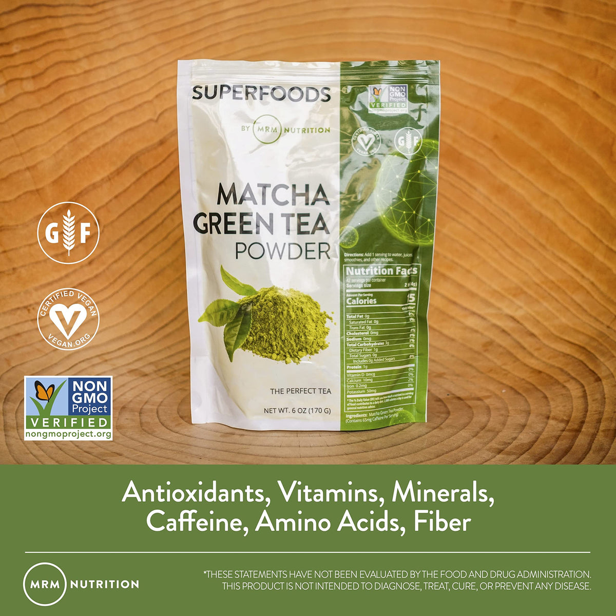 Mrm Super Foods - Matcha Green Tea Powder, 6 Ounce