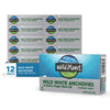Wild Planet Wild White Anchovies In Extra Virgin Olive Oil, Tinned Fish, 4.4 Ounce, Pack Of 12