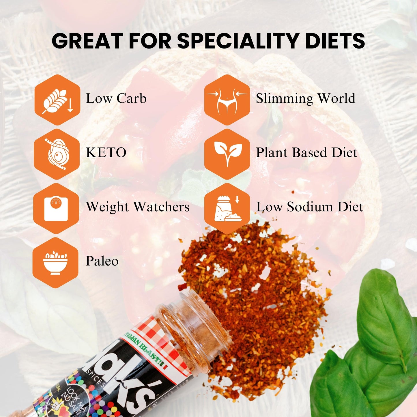 Dak'S Spices Cajun Voodoo Blend | 100% Salt & Sugar Free | Healthy Seasoning | Msg, Preservative & Potassium Chloride Free | Low