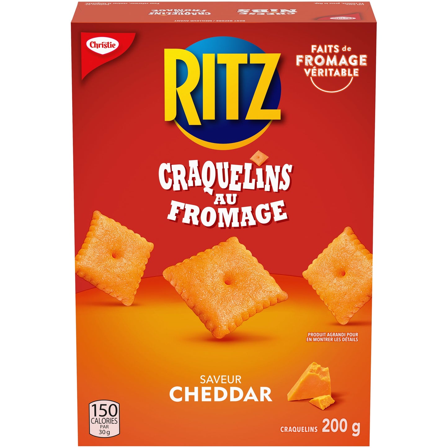 Christie Ritz Cheese Nips Crackers, 200g/7.1oz {Imported from Canada}