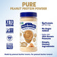 Peanut Butter & Co. Pure Peanut Powder, Non-Gmo Project Verified, Gluten Free, Vegan, 6.5 Ounce Jars, Pack Of 6
