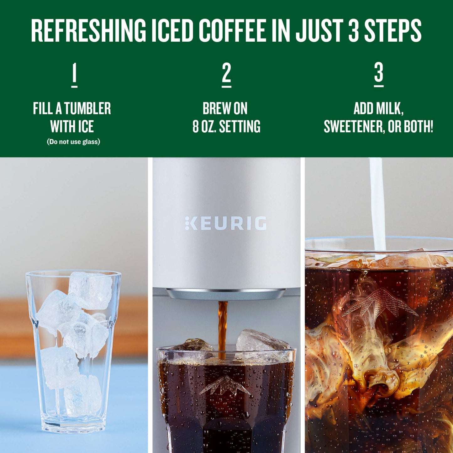 Green Mountain Coffee Roasters Iced Hazelnut Cream, Single Serve Keurig K-Cup Pods, Flavored Iced Coffee, 96 Count