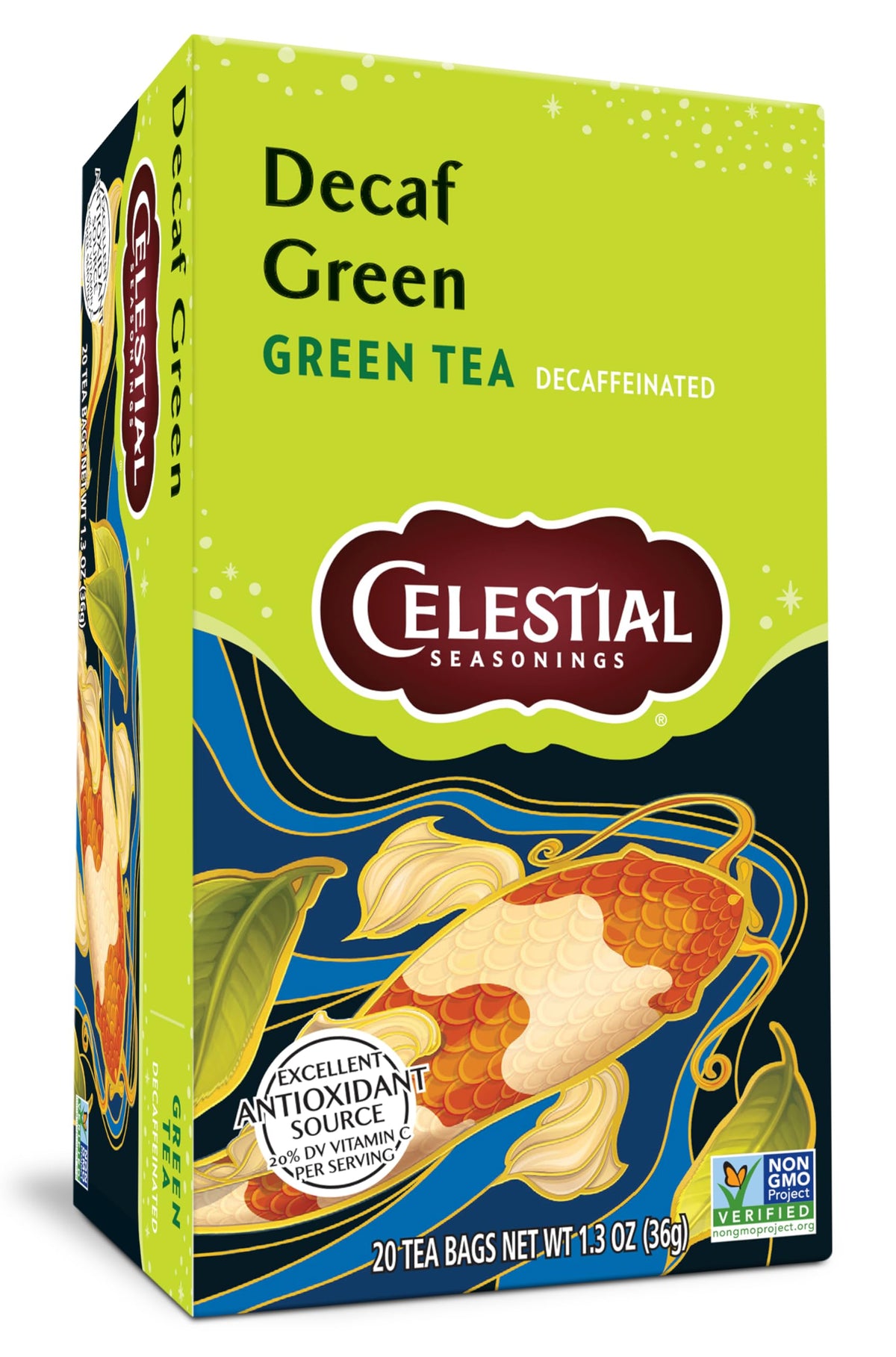 Celestial Seasonings Decaf Green Tea Bags 20 Tea Bags