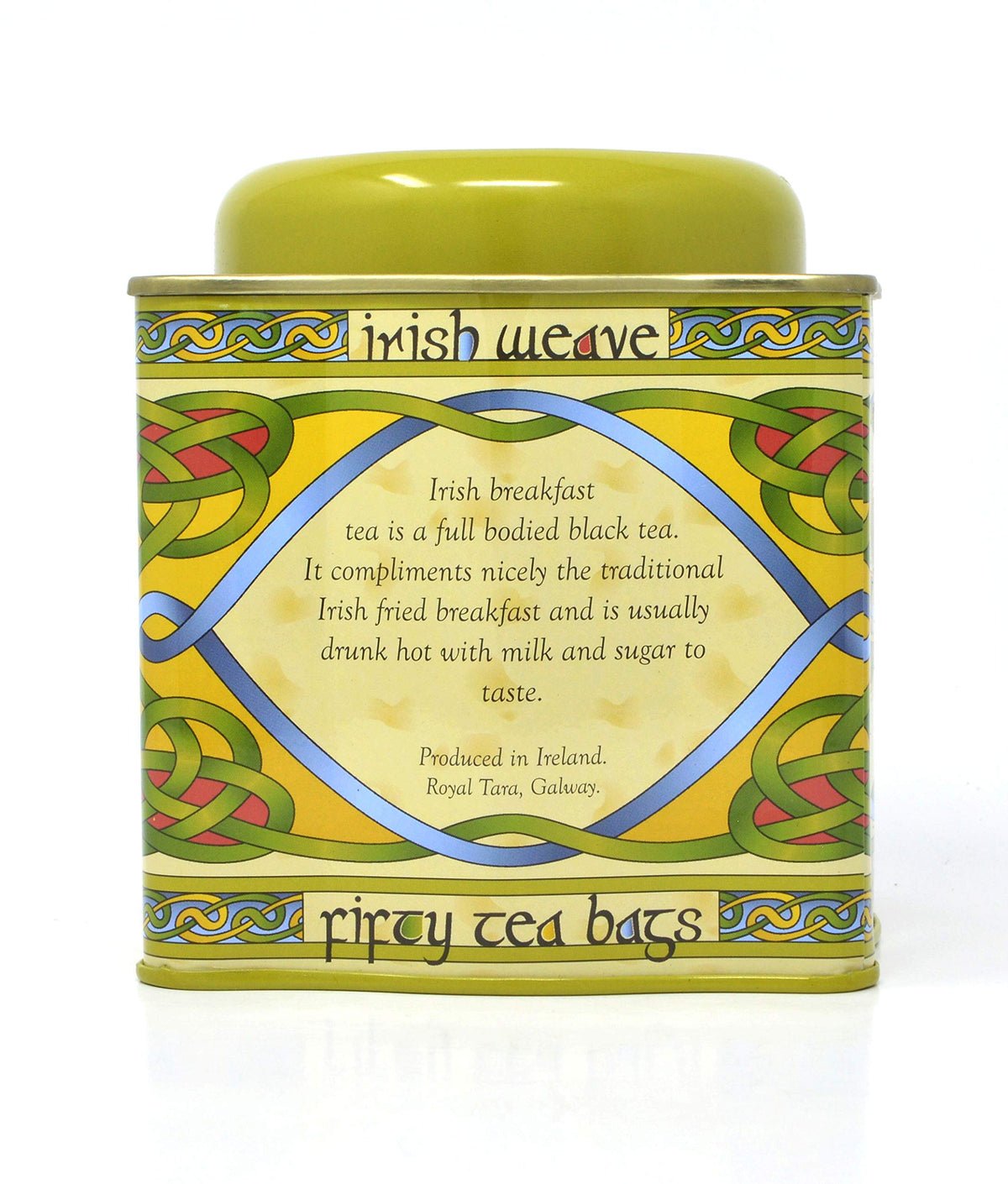 Royal Tara New Breakfast Tea - Irish Weave Tin 50 Count Bags
