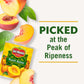 Del Monte Canned Peach Halves in Heavy Syrup, Pack of 6, 29 oz Can, 1.81 lb Total