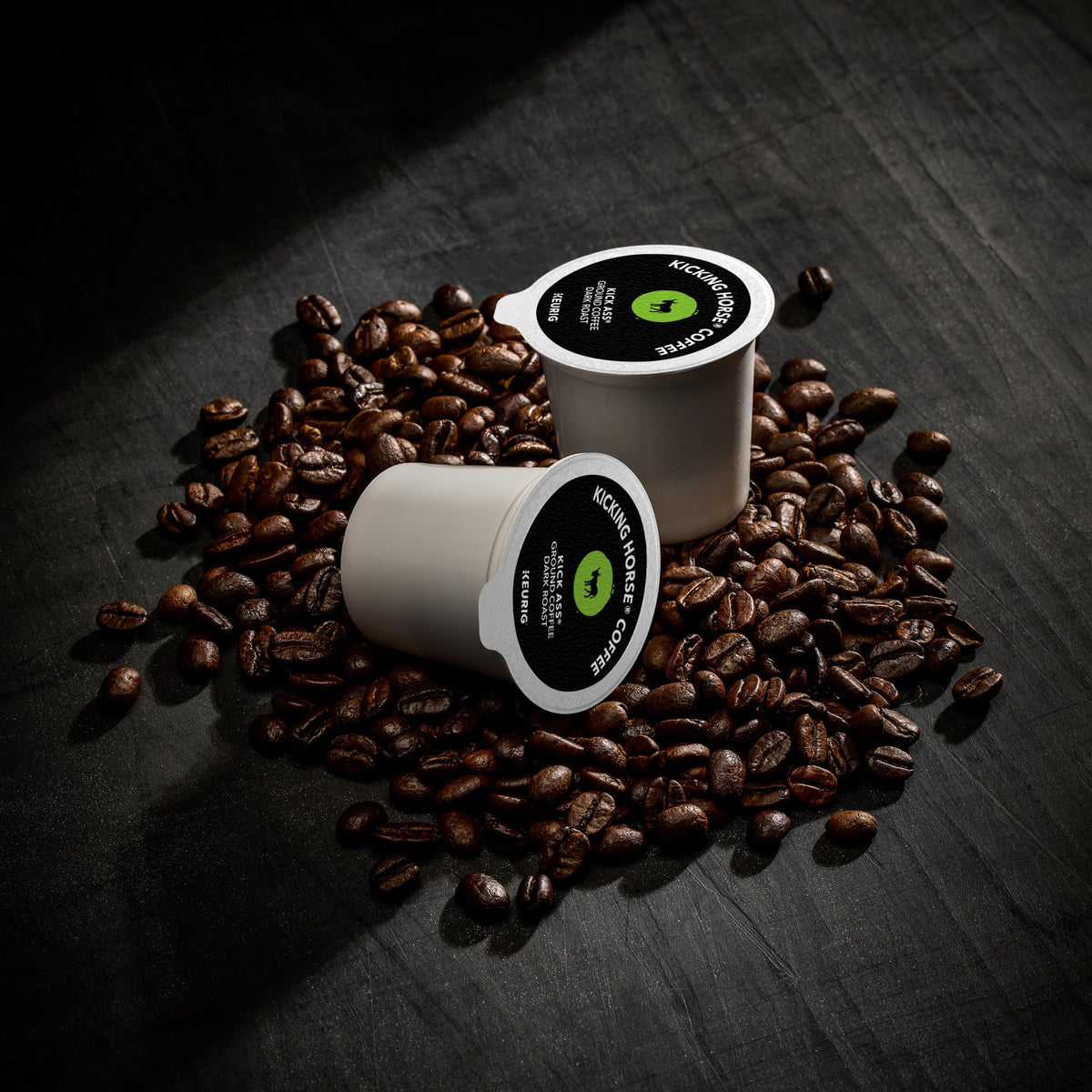 Kicking Horse Coffee Kick Ass Dark Roast K-Cup Pods, 10 Count Box