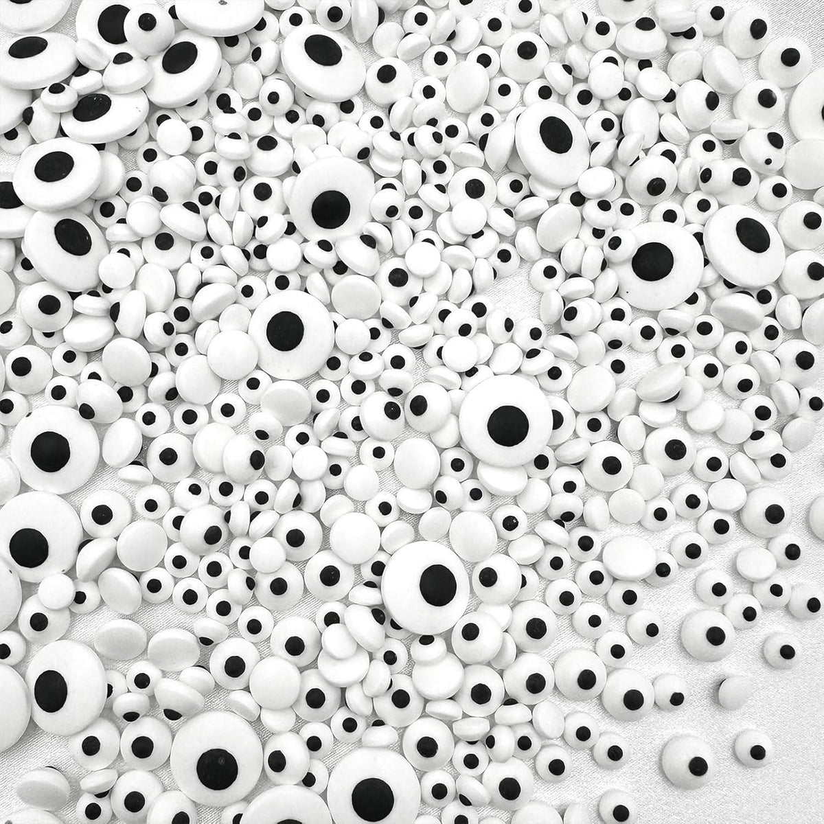 Sarah'S Candy Factory Edible Candy Eyeballs - Medium (0.4 Inches, 2.82 Oz) And Mini (0.3 Inches, 3.1 Oz) Sizes - Cupcake Toppers