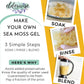 Sea Moss | WILDCRAFTED | 2.5 oz that makes 64 oz of gel | Raw + Non GMO | Sundried | MINERAL RICH | Saint Lucia Sea Moss | GOLDEN