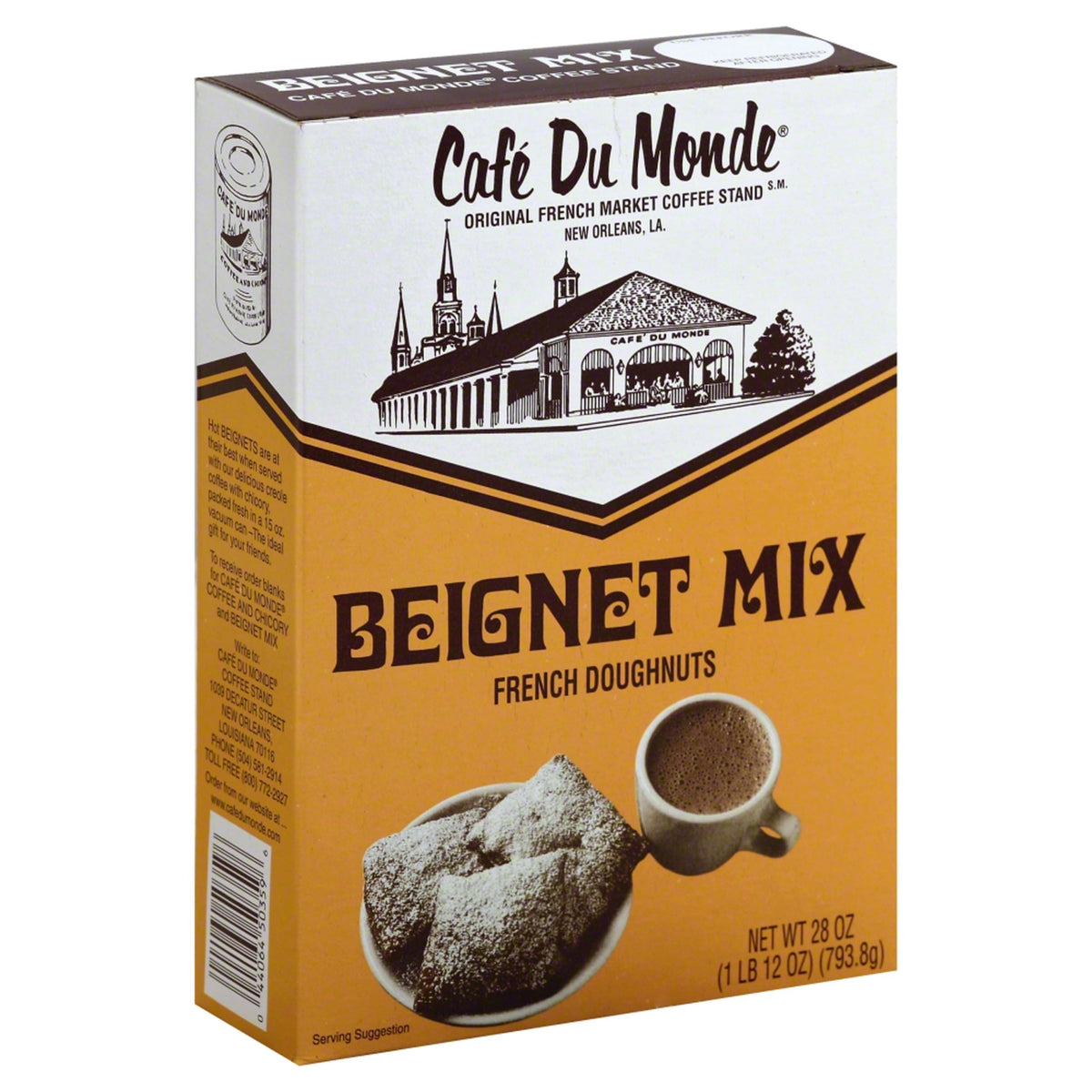 Cafe Du Monde Beignet Mix, 28 Ounces (Pack Of 12)