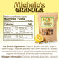 Micheles Granola - Lemon Pistachio - Handmade Non-GMO Whole Grain Oats - Free of Gluten, Soy, Wheat, & Dairy