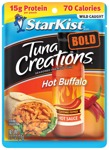 Starkist Tuna Creations Bold Hot Buffalo Style, 2.6 Oz, Pack Of 24