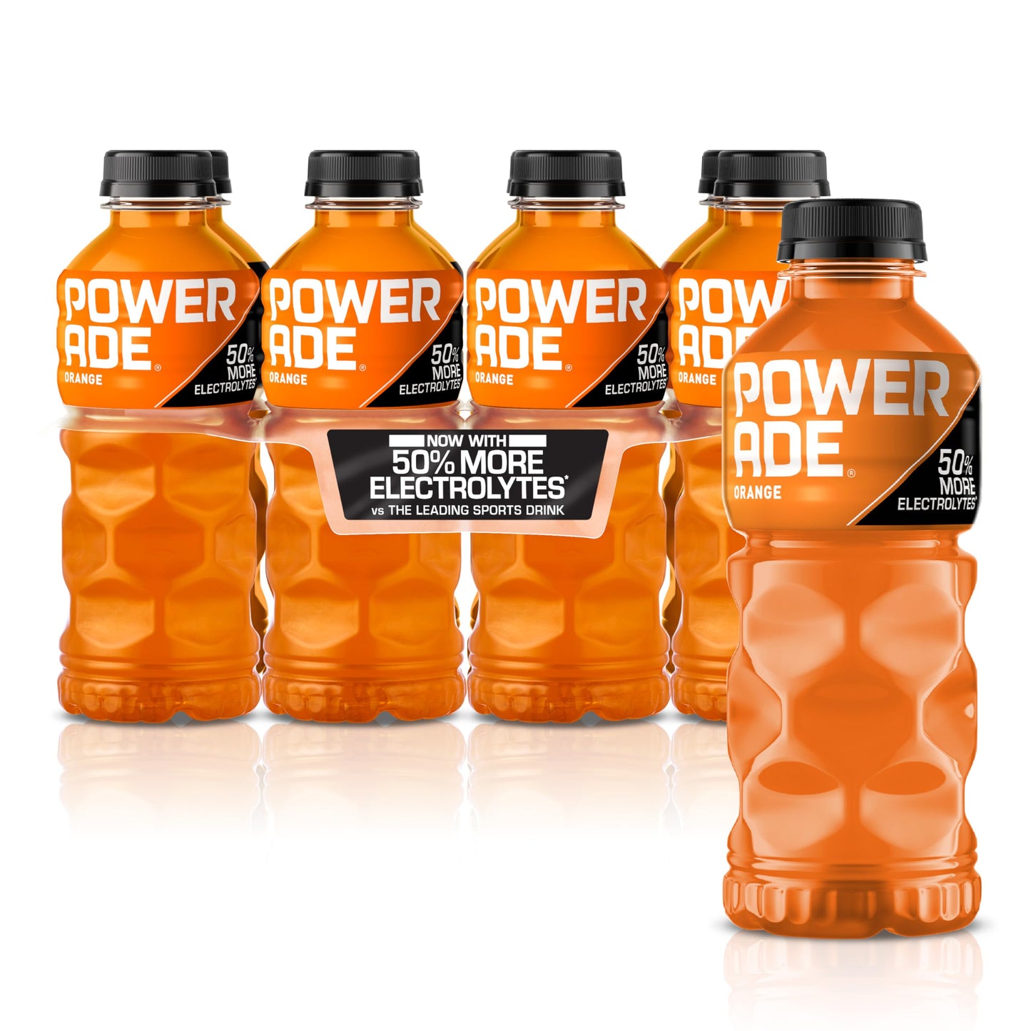 POWERADE Orange, 20 fl oz, 8 Pack