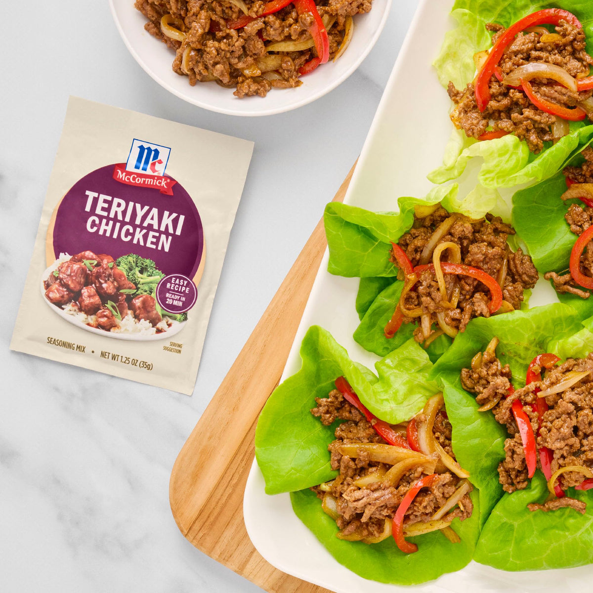 McCormick Teriyaki Chicken Seasoning Mix, 1.25 oz (Pack of 12) - Perfect for Instant Pot Cooking