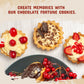 52USA Chocolate Fortune Cookies, 25 Individually Wrapped Fresh Cookies, Bulk Pack