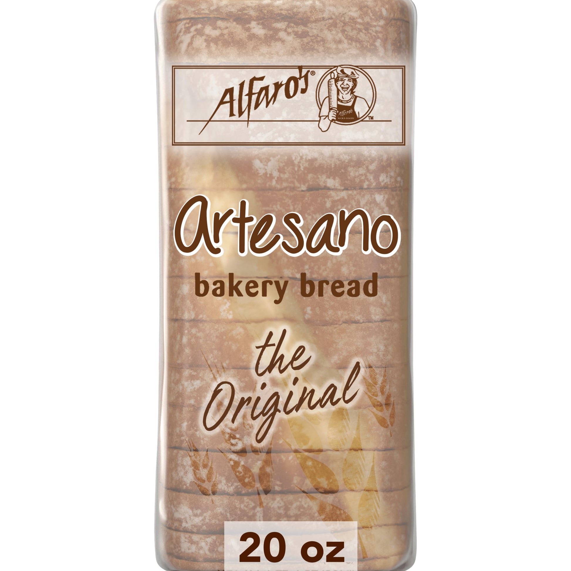 Alfaros Artesano Bakery Bread, 20 Oz Loaf Of White Bread Without Artificial Preservatives