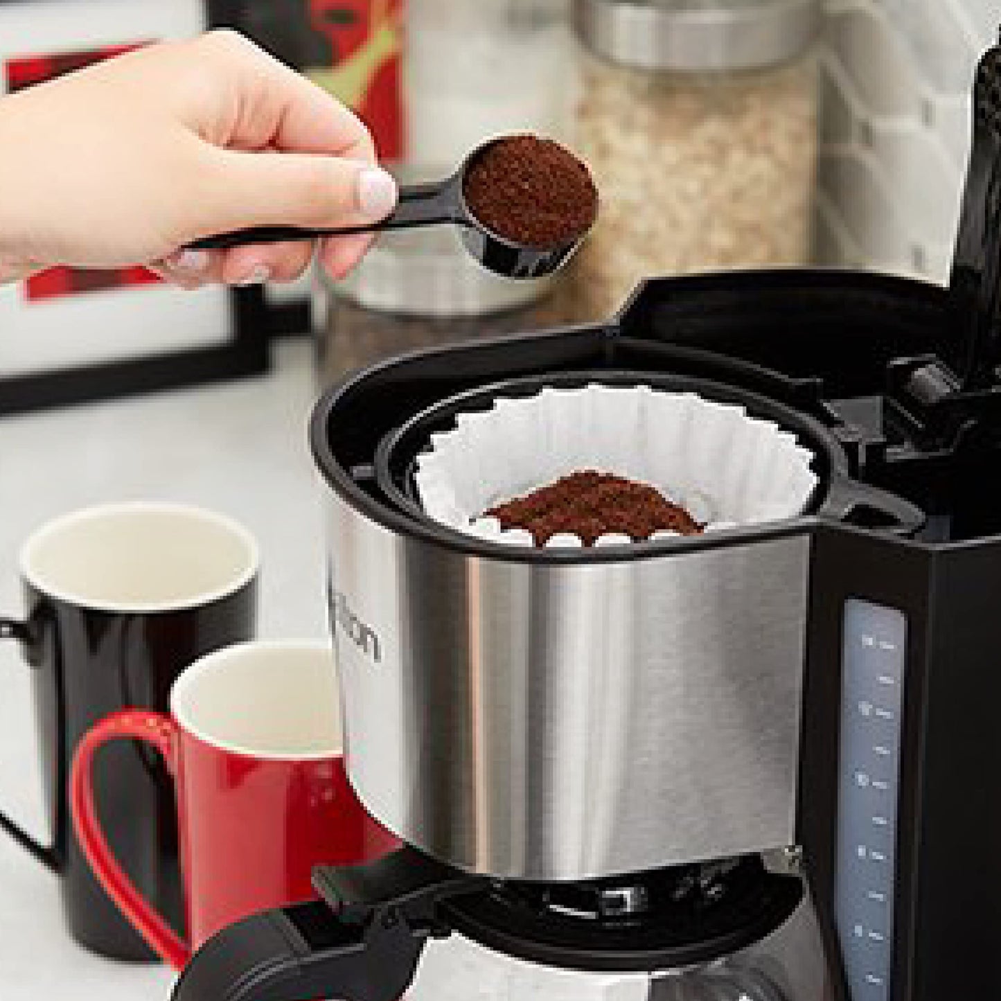 Tim Hortons French Vanilla  Flavored Roast Ground Coffee  Perfectly Balanced  Always Smooth  Made with 100% Arabica Beans  12 Ounce Bag