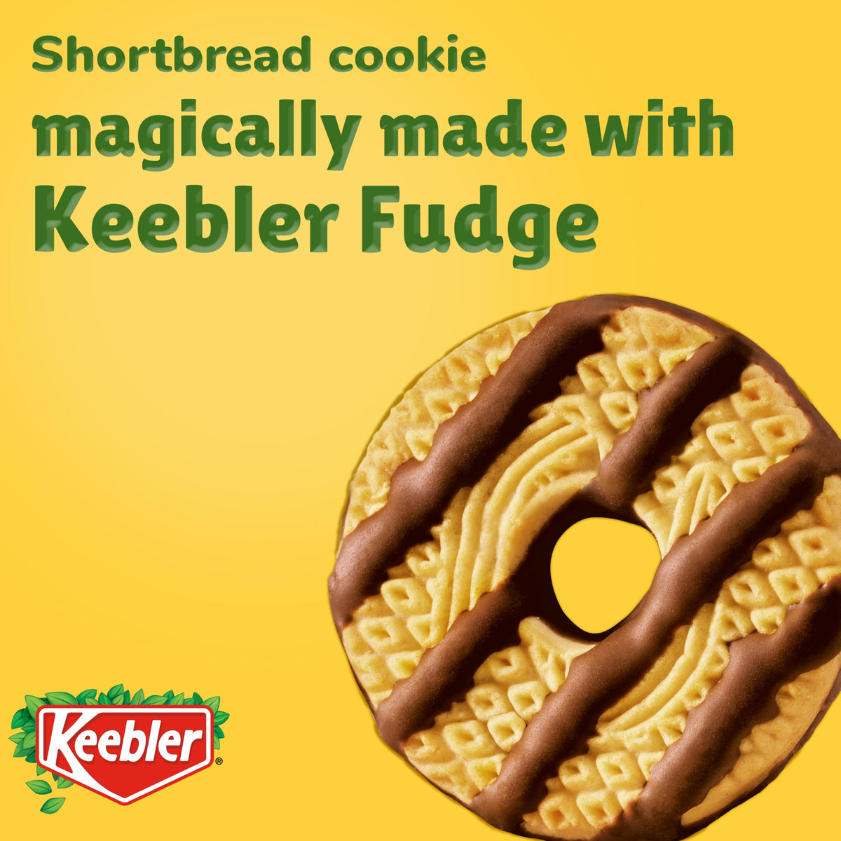 Keebler Fudge Stripes Original Cookies Family Size, 17.3 Oz. (Pack Of 1)