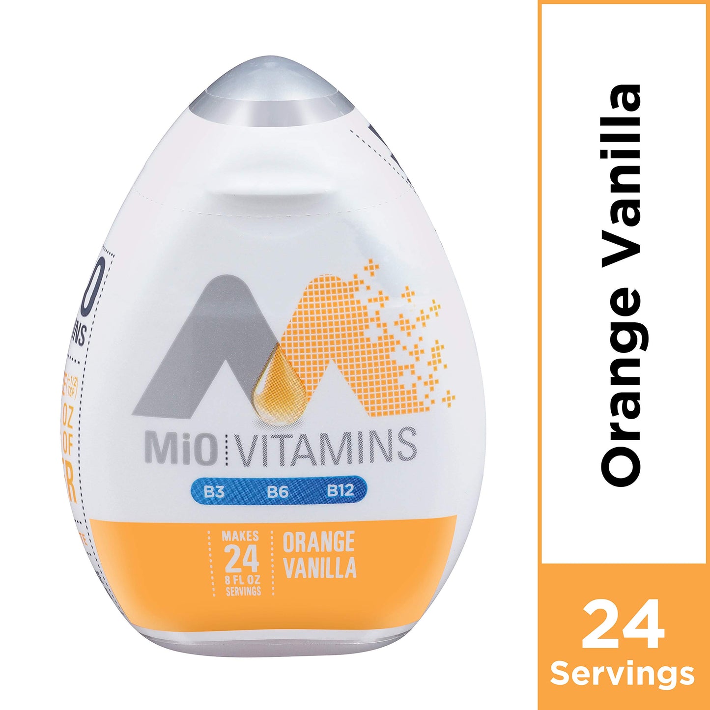 MiO Liquid Water Enhancer Drink Mix, Orange Vanilla, 1.62 fl oz Bottles, Pack of 12, Model 10043000006563