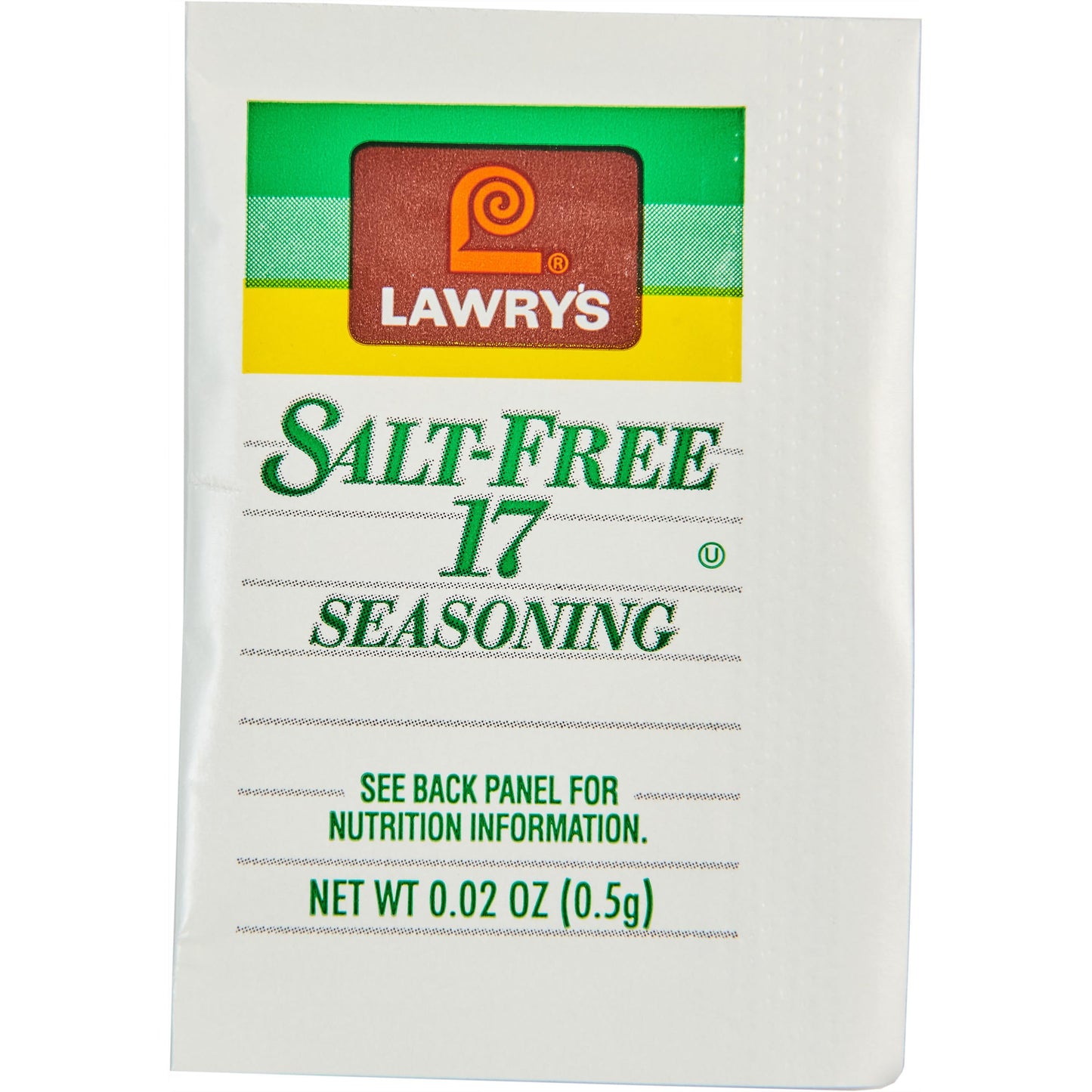 Lawrys 17 Seasoning Spice Blend Packets, Salt Free, 500 Count Box