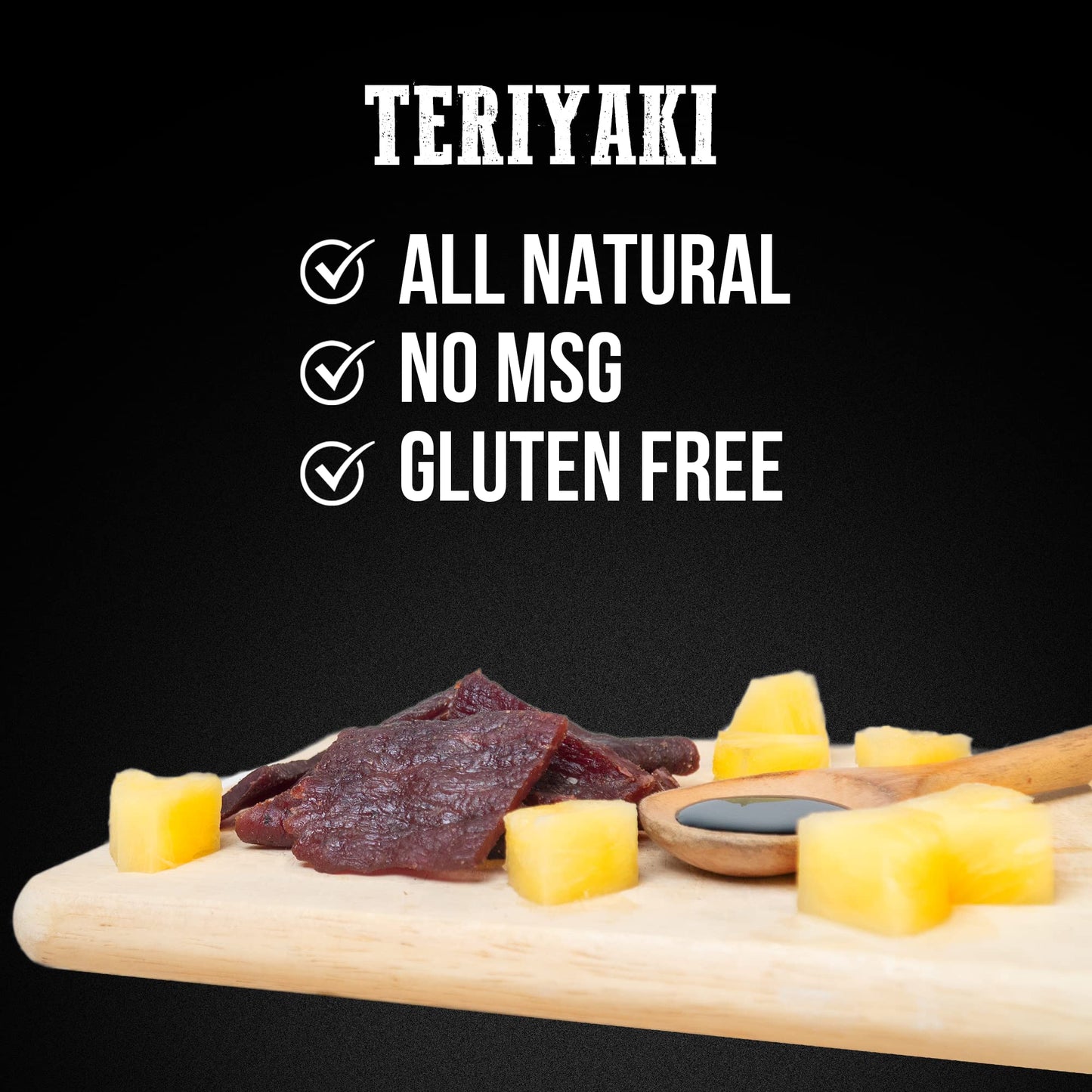 Wenzels Farm Teriyaki Beef Jerky 10 Oz. | Value Pack | Naturally Smoked | No Msg, Fillers, Binders, Artificial Colors | Gluten Free
