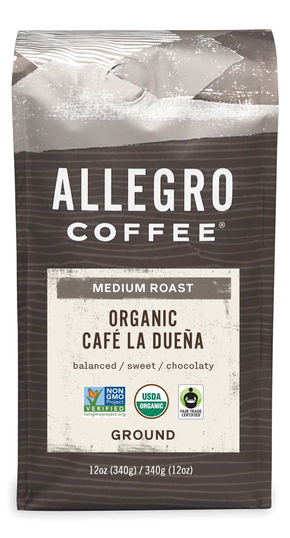 Allegro Coffee Organic Cafe La Duena Ground Coffee, 12 Oz