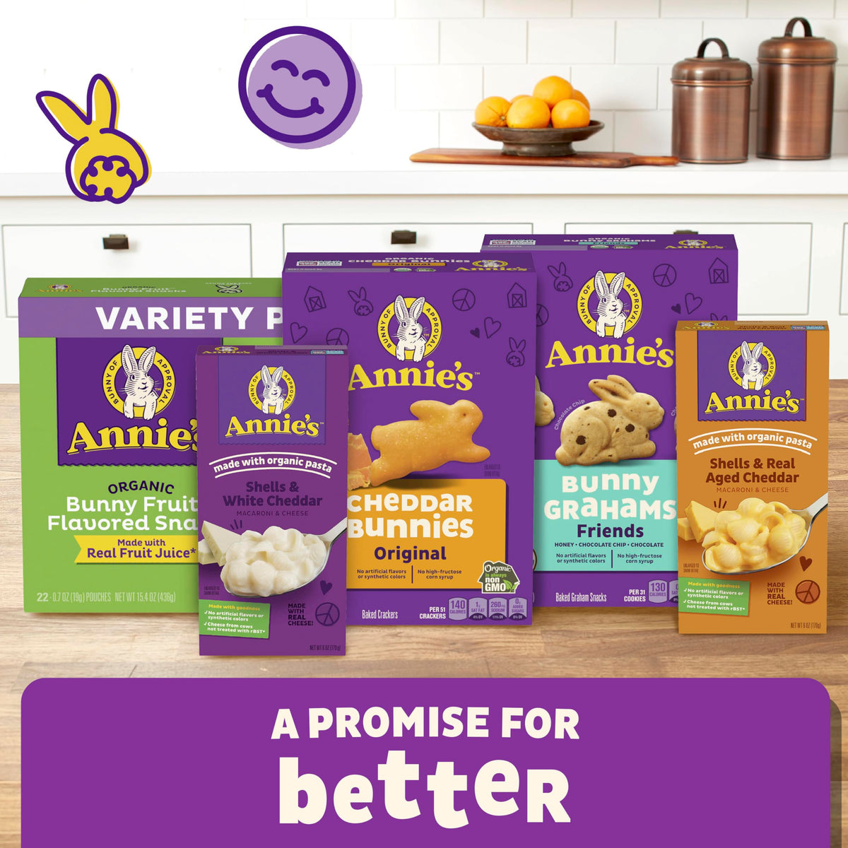 Annies Shells And Real Aged Cheddar, Made With Organic Pasta And Real Cheese, 4 Ct, 24 Oz