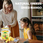 Freeze Dried Mango, 4.23Oz Freeze Dried Fruit, Mango Slices, No Add Sugar, Dried Mangoes, Fruit Snacks, Ideal For Infusing Drink