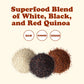 Food To Live Tri-Color Quinoa Grain, 12 Pounds - Blend Of White, Black, And Red Whole Seeds. Pre-Washed And Ready To Cook. A Nut