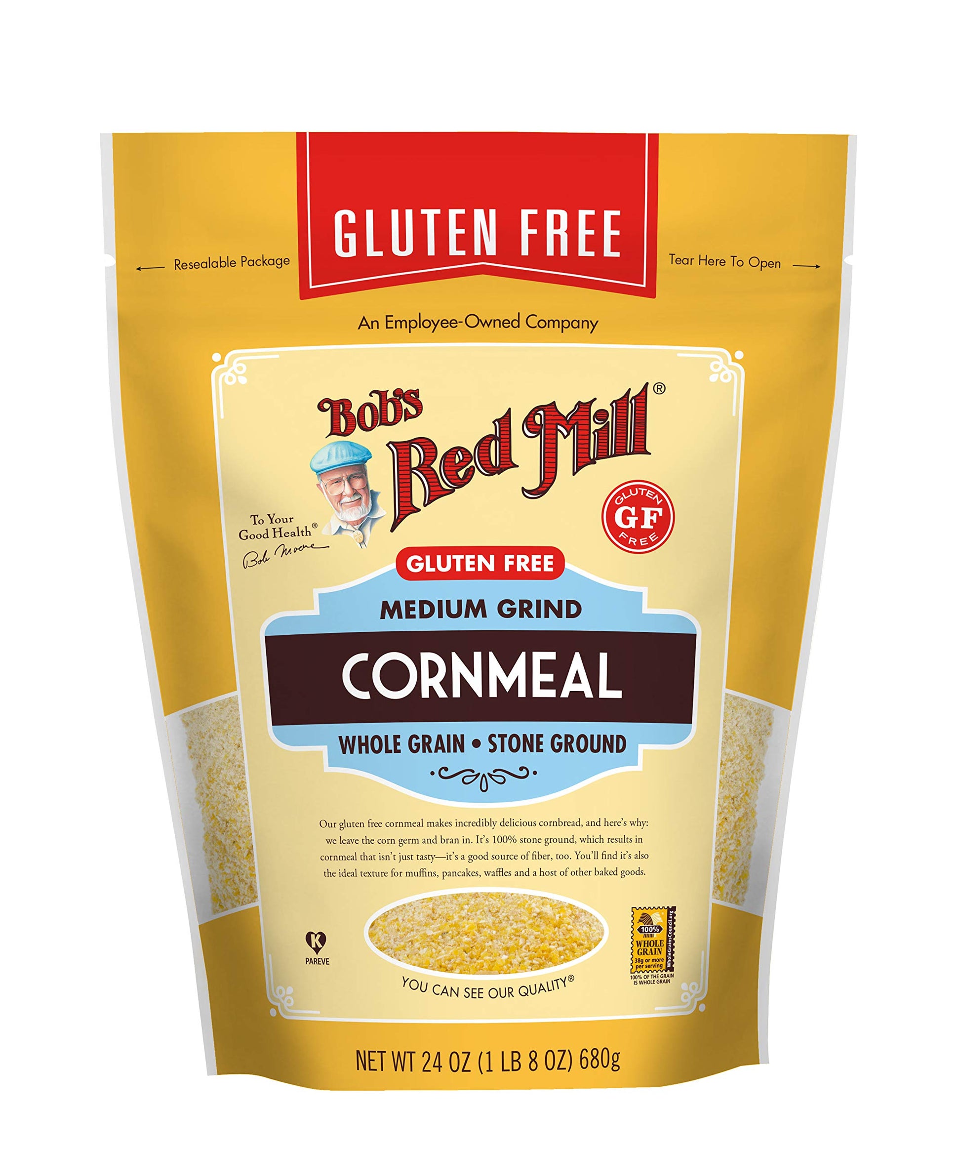 Bob'S Red Mill Gluten Free Cornmeal, 24 Oz