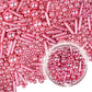 Dazzjoy Rose Gold Pearl Rods Sprinkles, 130G/4.58Oz, Mix Size, Pearl Sprinkles For Cupcake Decorating, Cupcake Toppers, Cake Dec