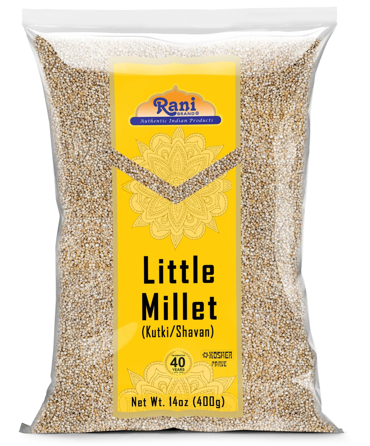 Rani Little Millet (Panicum Sumatrense) Whole Ancient Grain Seeds 14oz (400g) ~ All Natural | Gluten Friendly | NON-GMO | Kosher
