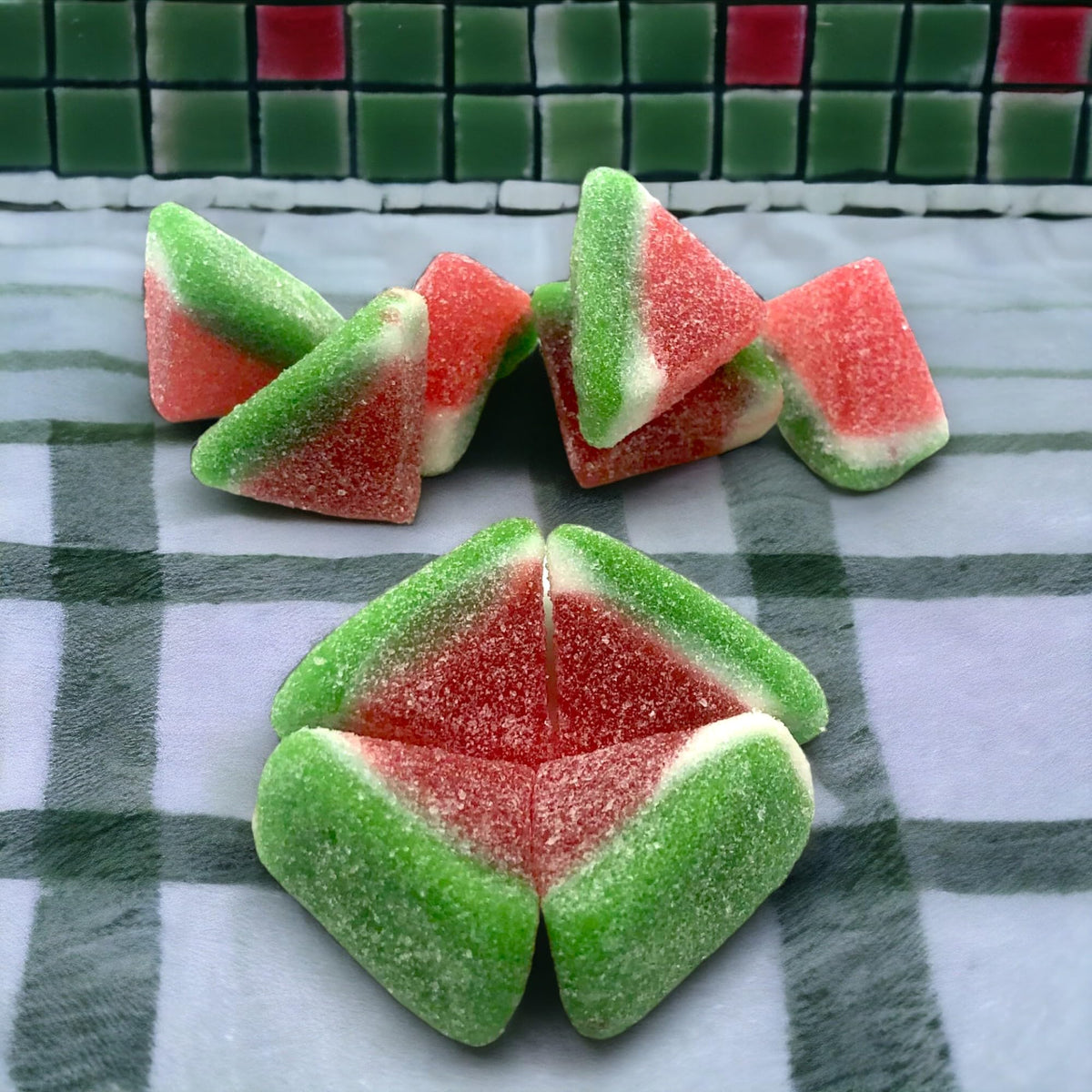 Premium Watermelon Gummy Candy- 1.5 Lbs Delicious And Chewy Watermelon Gummies Shaped As Watermelon Slices For A Fun And Flavorf