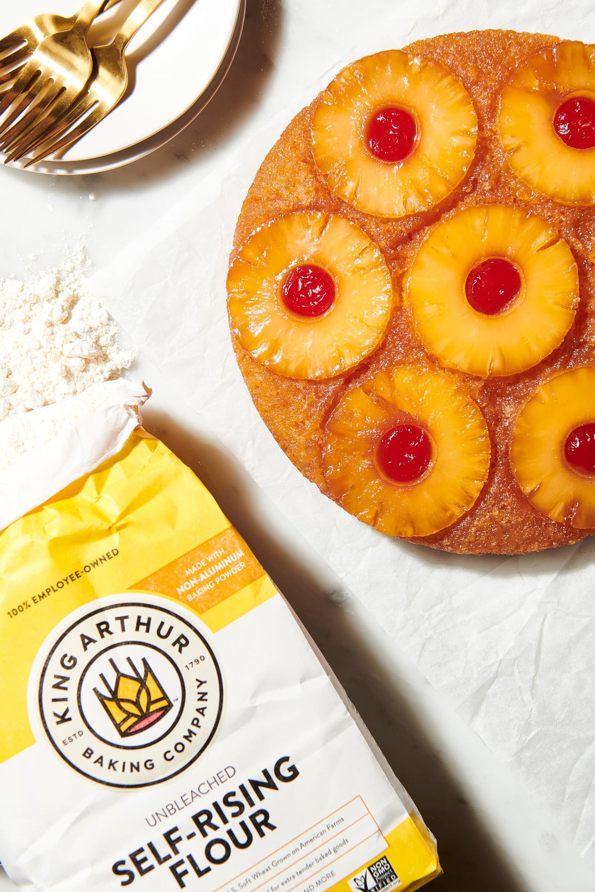 King Arthur Unbleached Self Rising Flour, Non-GMO, 5 lbs, 80 Ounce