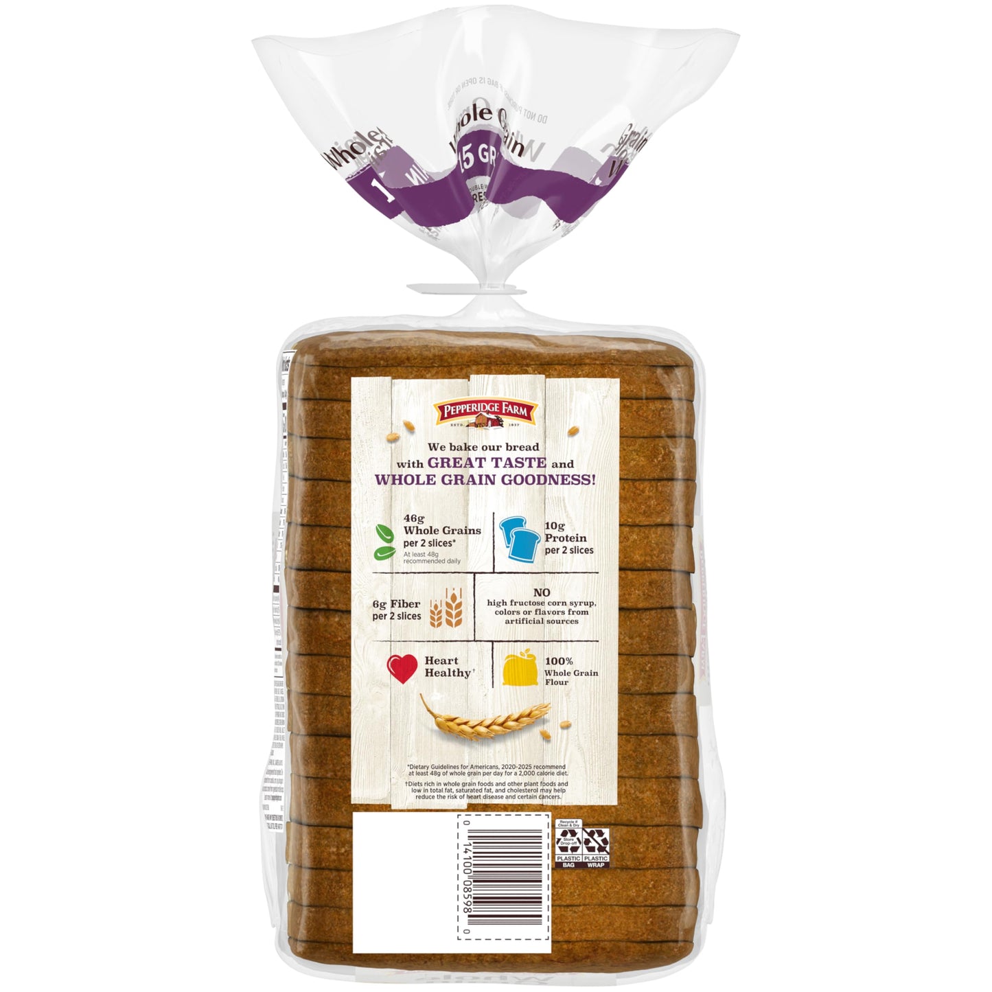Pepperidge Farm Whole Grain 15 Grain Bread, 24 Oz Loaf