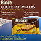 Ruger Wafers Austrian Chocolate Wafers, 2.125 Ounce (Pack Of 12) - Crisp, Creamy, Delicious Chocolate   With Natural Ingredients And Extended Shelf Life, Perfect For Snacking, Desserts, And Anytime Indulgence