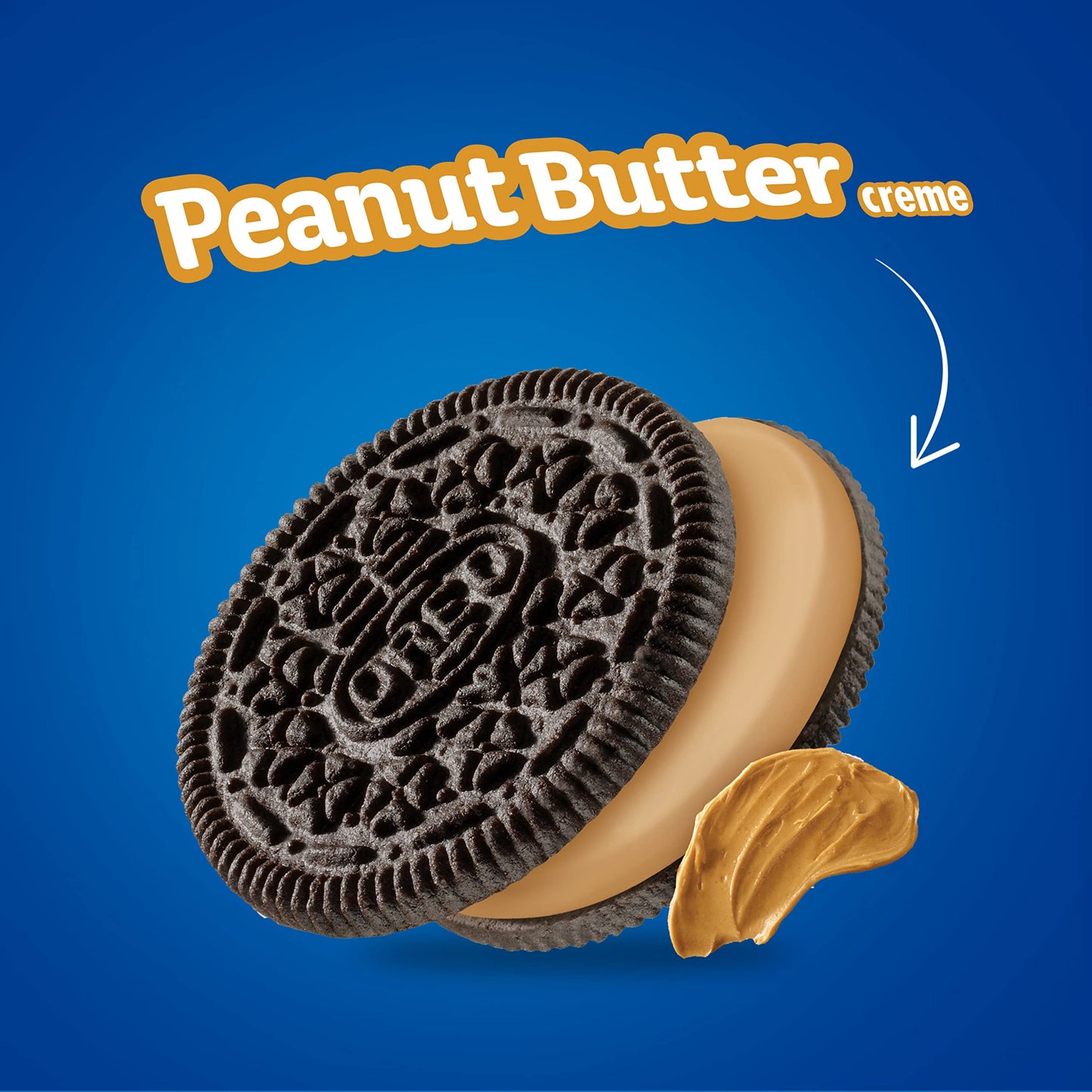 Oreo Peanut Butter Creme Chocolate Sandwich Cookies, Family Size, 12 - 17 Oz Packs