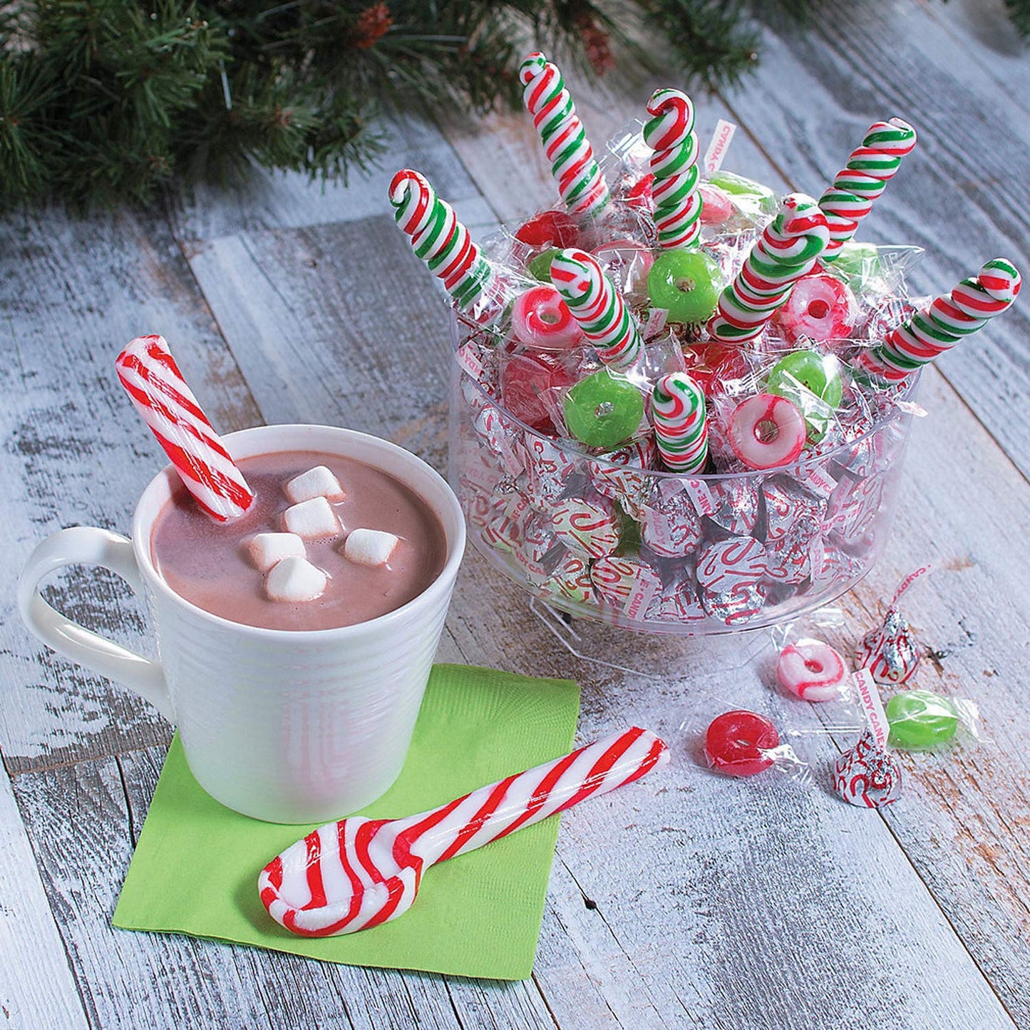 Candy Cane Spoons 1Doz