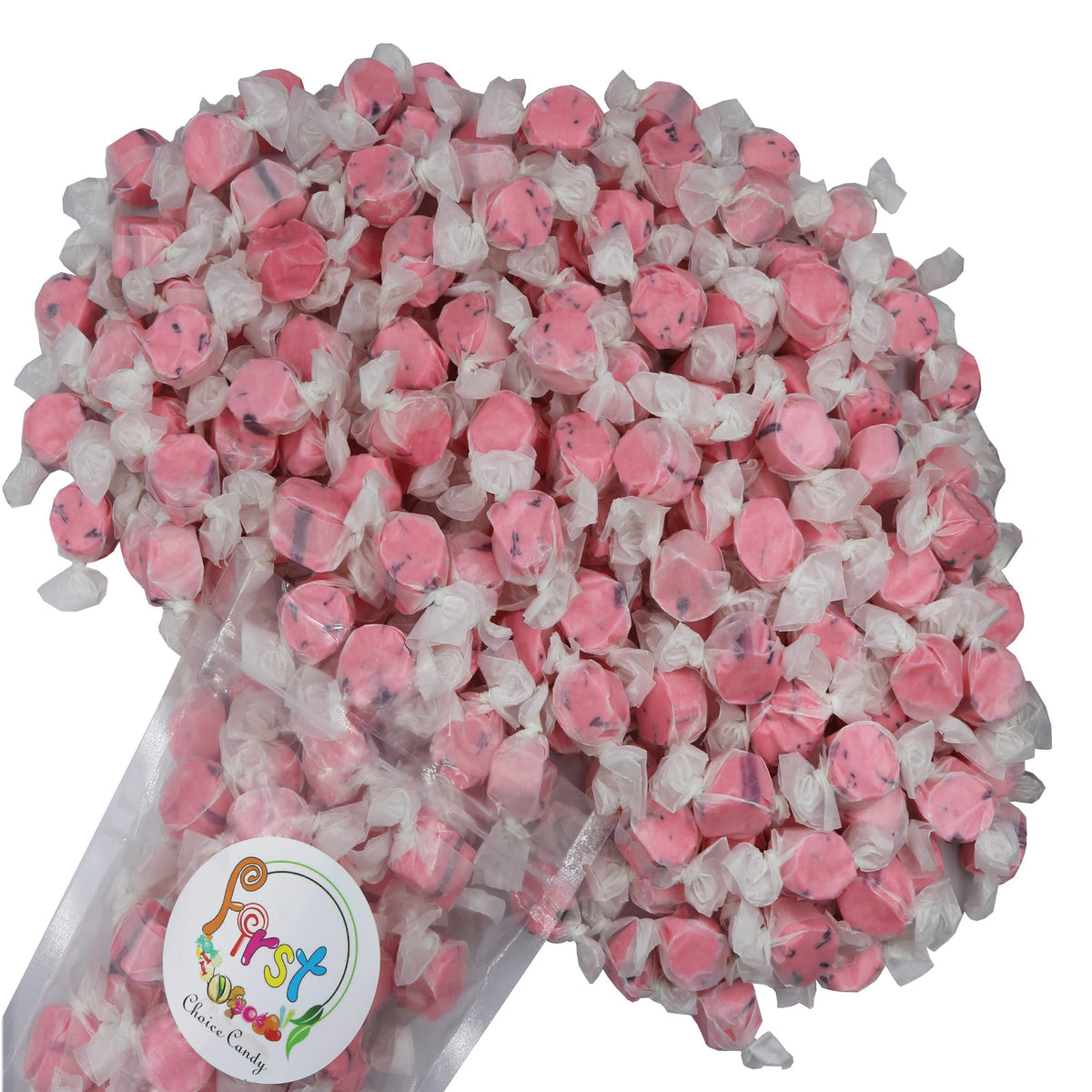 All Flavor Gourmet Saltwater Taffy (Red Cherry, 2 Pound)