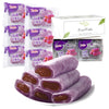 KWOLYKIM Mochi Rice Cake, 6 Pack Purple Sweet Potato Flavor 12.69oz Soft & Sweet Mochi Individually Packaging Dessert Asian Past