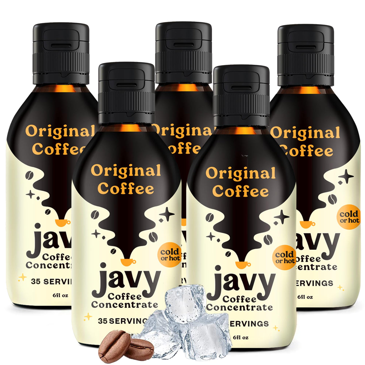 Coffee Concentrate - Cold Brew Coffee  Perfect For Hot Or Iced Instant Coffees  Hot Drinks  Cold Brew Concentrate  5 Pack - Oriflavor Blendal