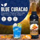 Syruvia Blue Curacao Syrup - Blue Curacao Syrup Flavor, 25.4 Fl Oz - Perfect For Cocktails, Ice Tea, Desserts, Italian Sodas, Ic