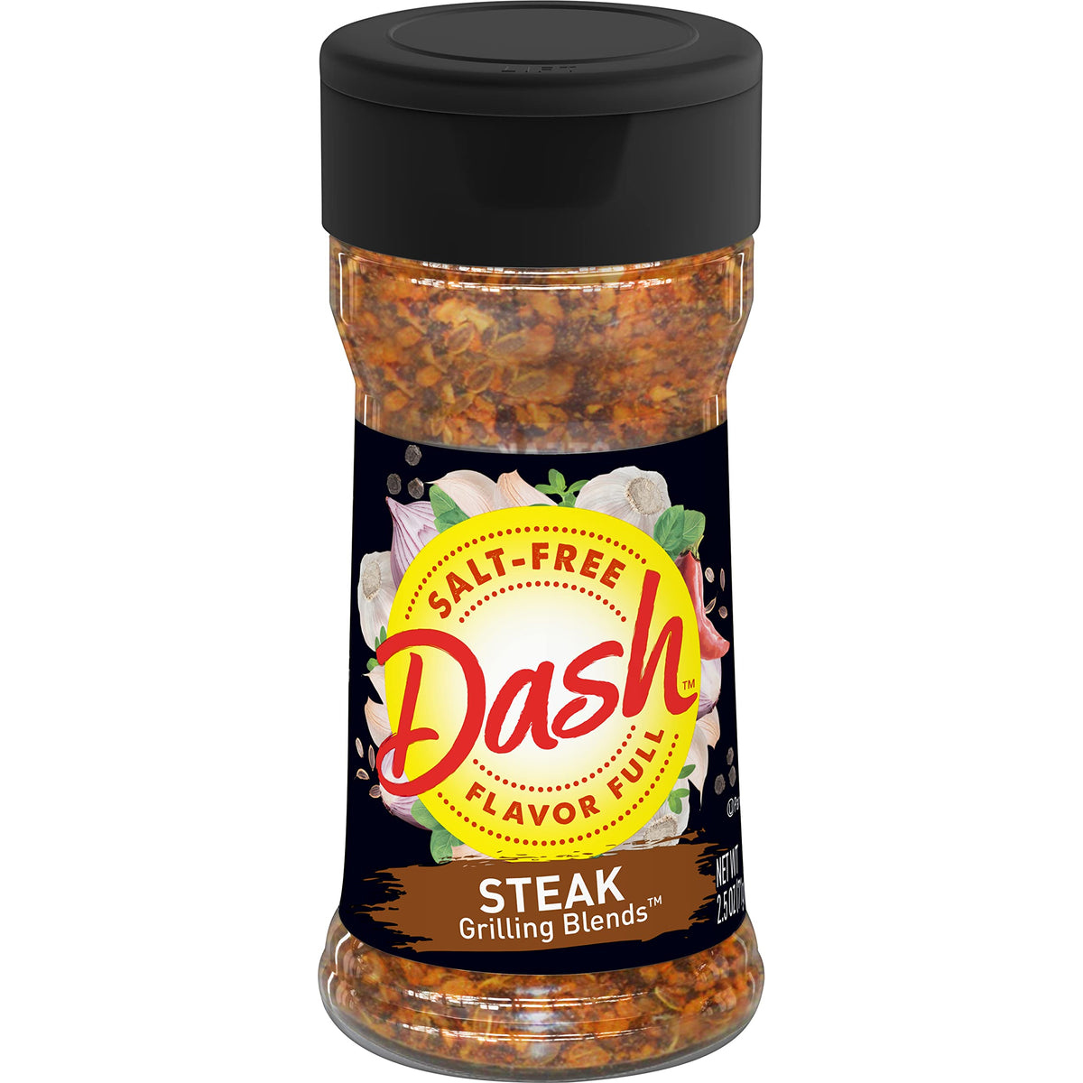 Dash Salt-Free Grilling Blend, Steak, 2.5 Ounce (Pack Of 8)