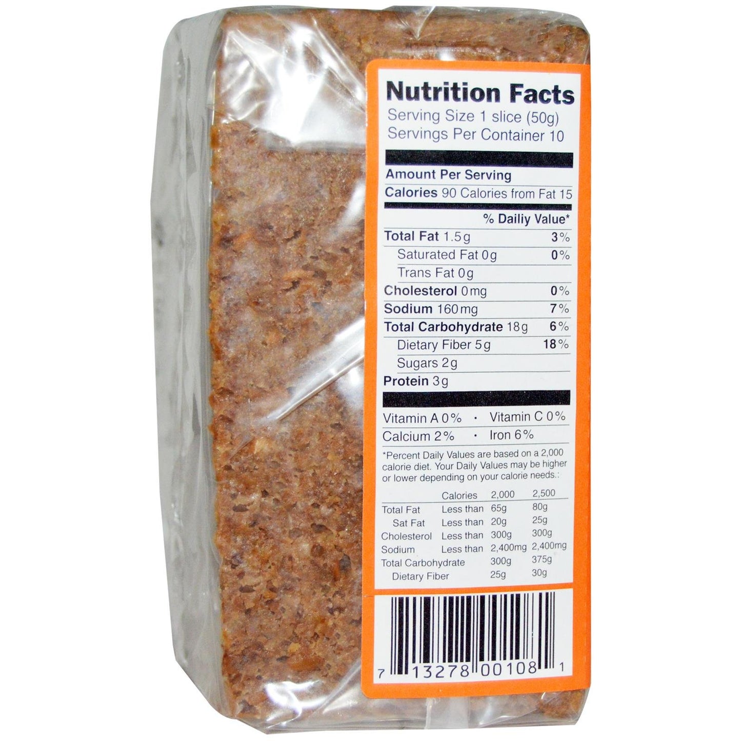 Bavarian Bread Organic Sunflower Seed Rye, 17.6 Oz