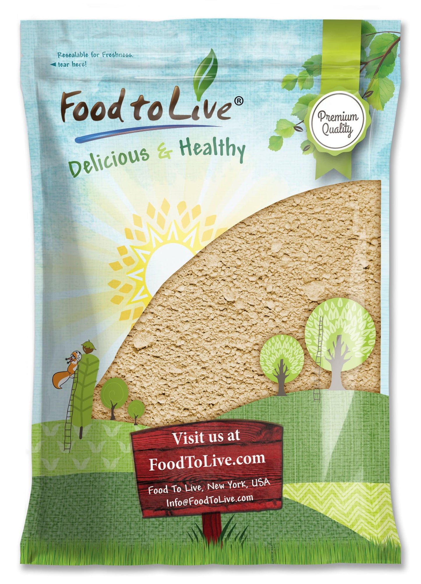 Food To Live Sacha Inchi Powder  8 Pounds - High Protein  Omega-3 And Antioxidants  Superfood For Smoothies And Baking  No Sugar Added  Raw  Vegan  Kosher  Bulk