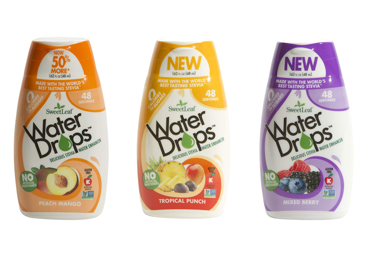 Sweetleaf Water Drops 1.62 fl oz (pack of 3) Variety