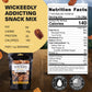 Wicked Mix Snack Mix With Mixed Nuts - Sweet And Salty Snacks Trail Mix Snack Packs With Almonds, Cashews, Pretzels, Pecans - Healthy Snacks Zero Trans Fat In Resealable Bag (Original Mix, Pack Of 3)