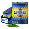 Chinook Seedery Roasted Jumbo Sunflower Seeds - Keto Snacks, Gluten-Free, Non-Gmo, Hatch Chile Flavor 4 Oz (12-Pack)