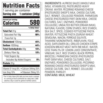 Whole Foods Market, Chicken Fettuccine Alfredo, 12 Ounce