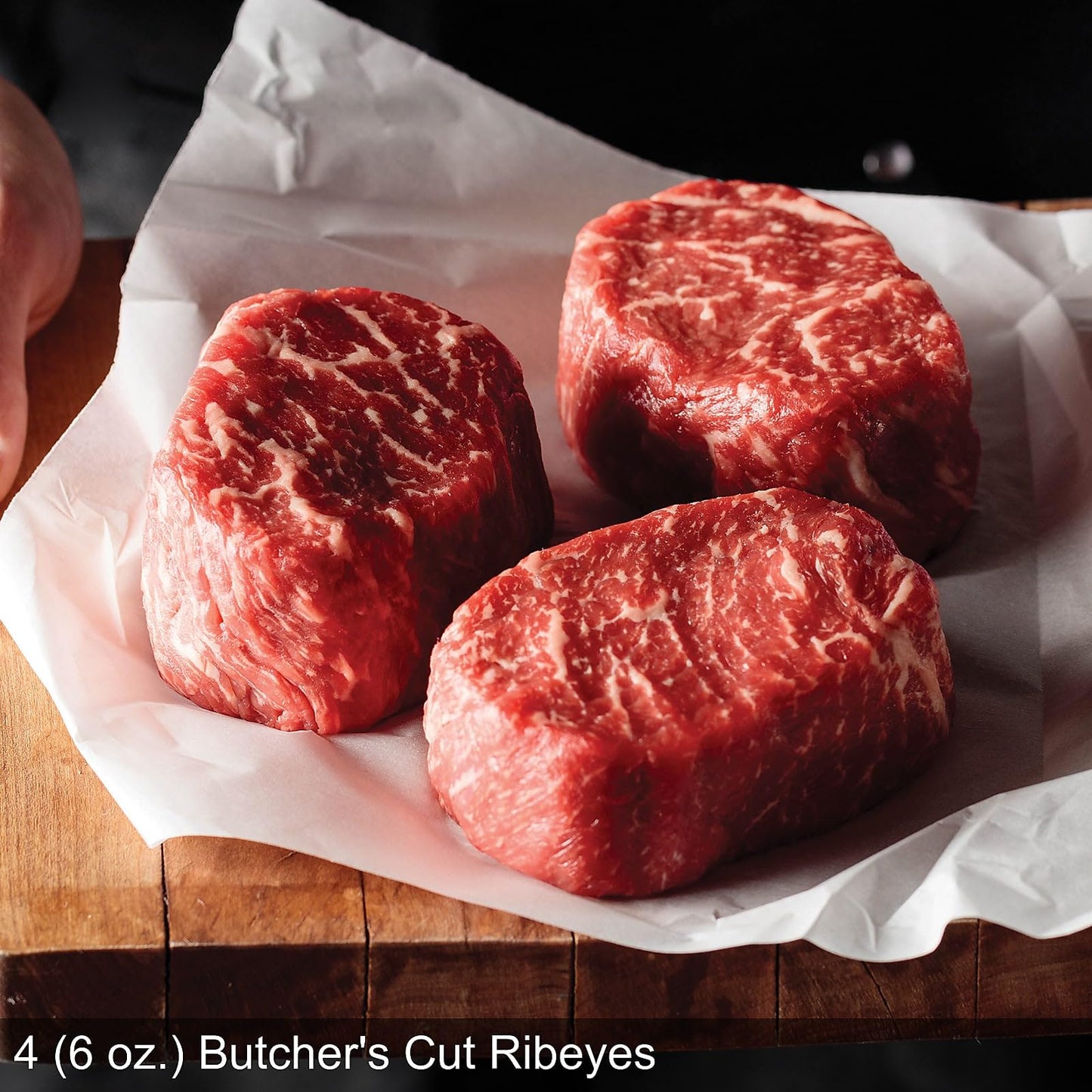 Omaha Steaks Premier Ribeye Steakhouse Gift Bundle (4 Butcher s Cut Ribeyes, 4 PureGround Delmonico Ribeye Burgers, 4 Air-Chill